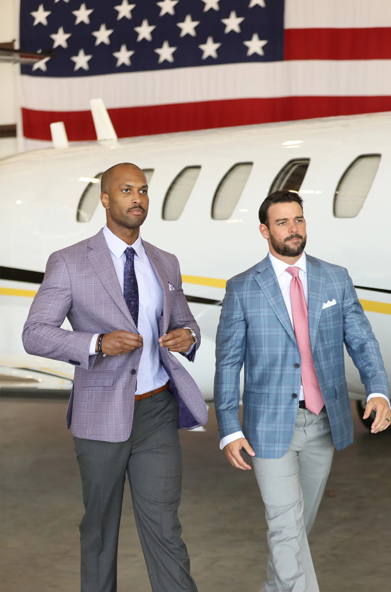 Audubon Lavender Windowpane Sport Coat - Image 3