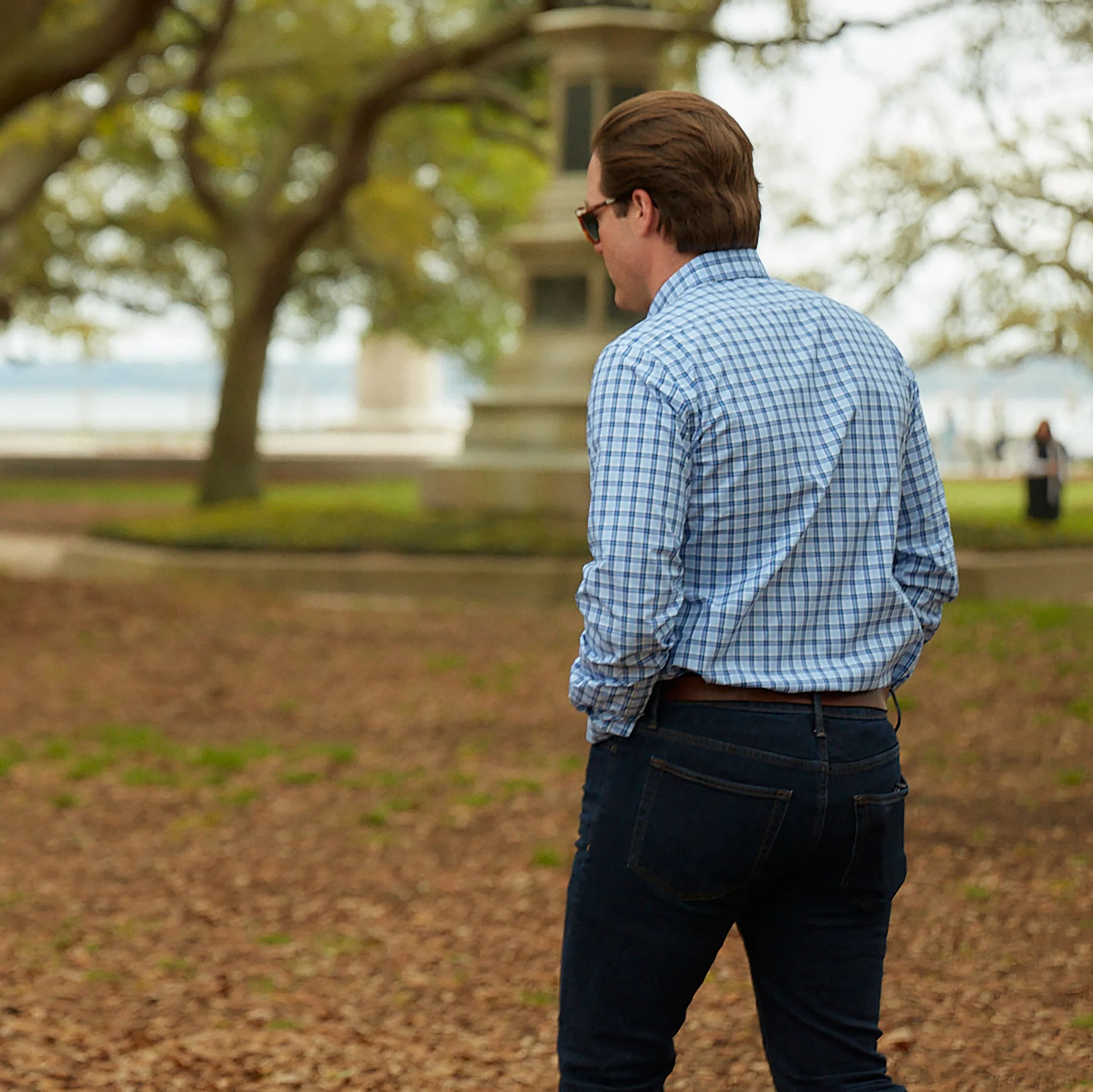 Franklin Navy & Lt. Blue Plaid - Image 4