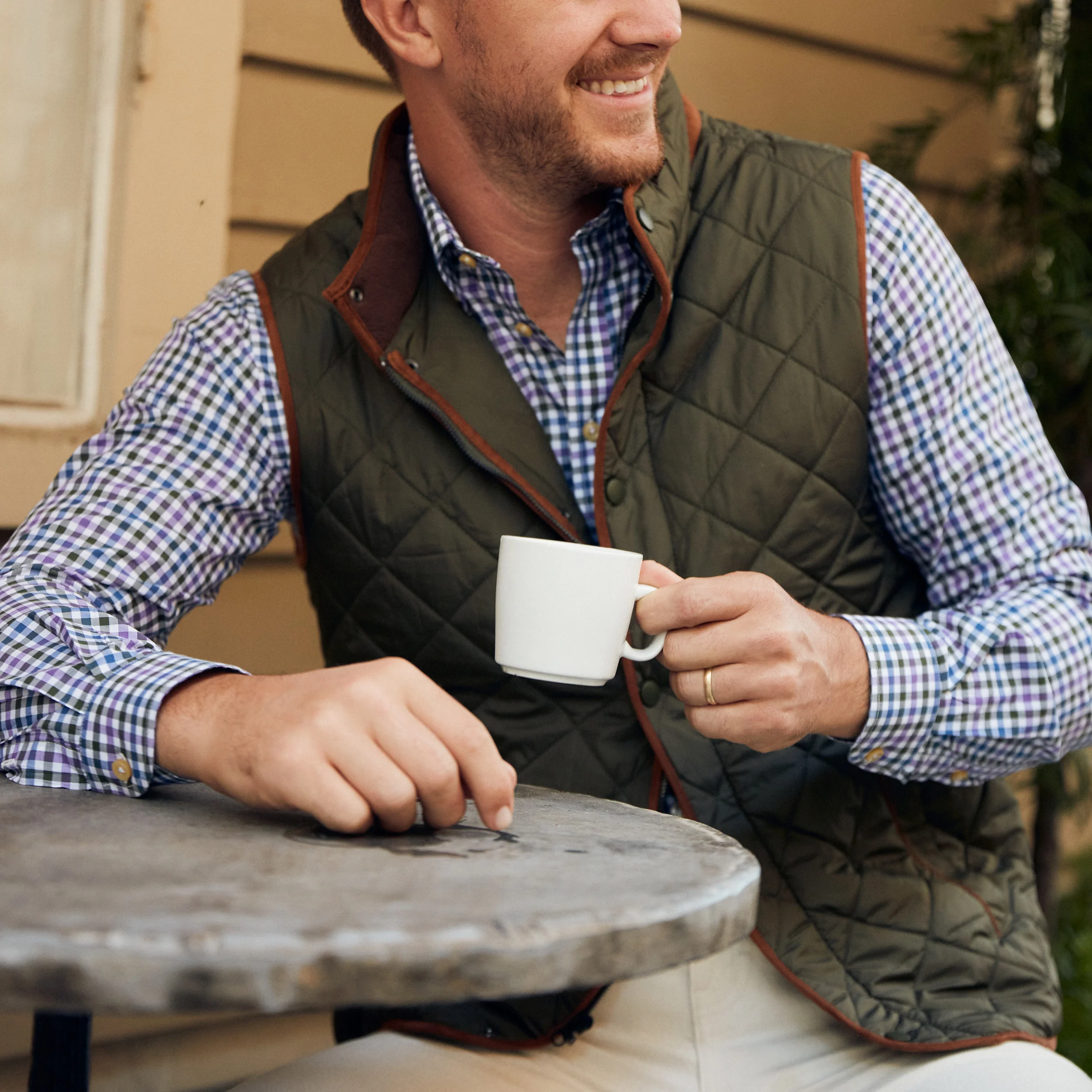 Franklin Purple, Olive & Blue Wardrobe Check - Image 3