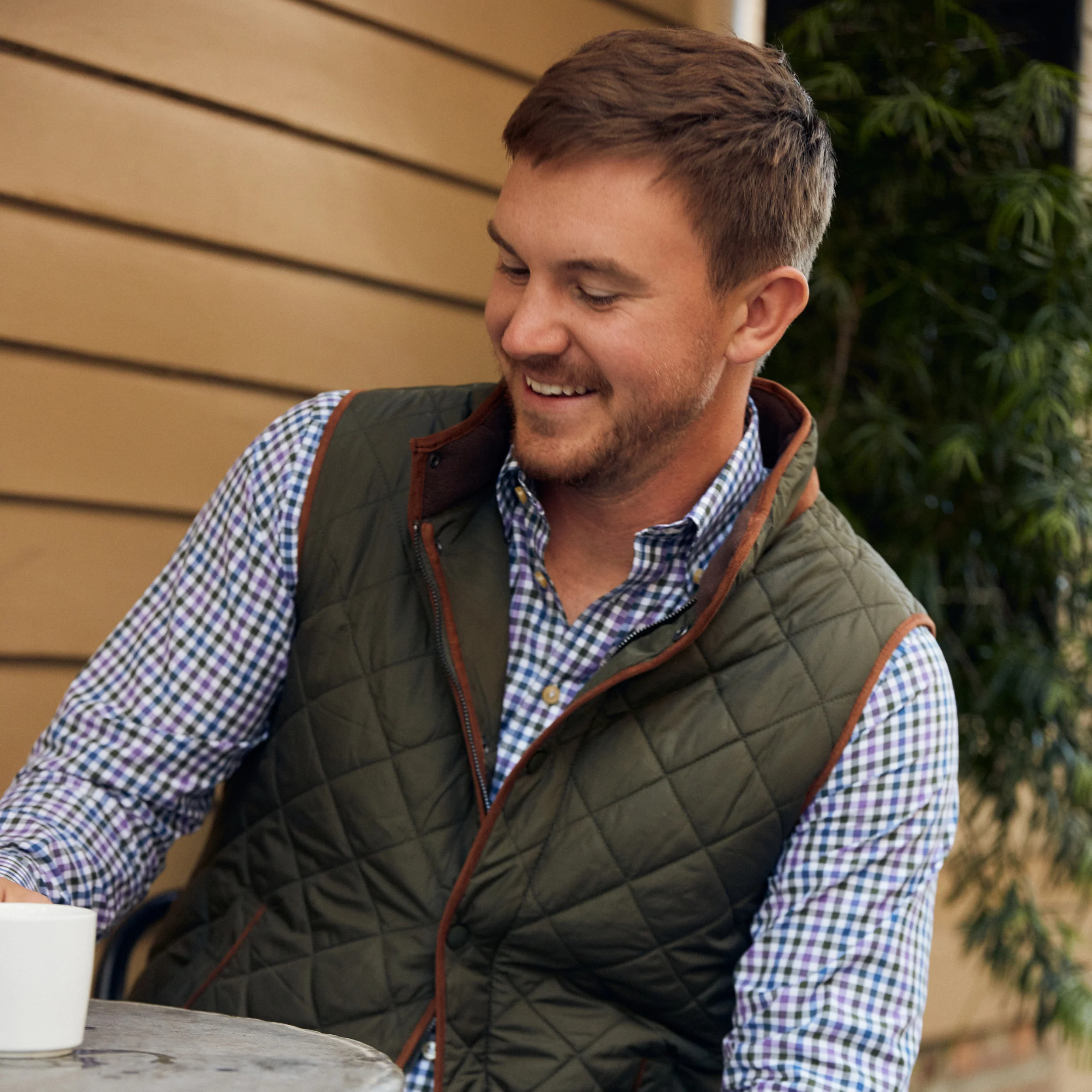 Franklin Purple, Olive & Blue Wardrobe Check - Image 4