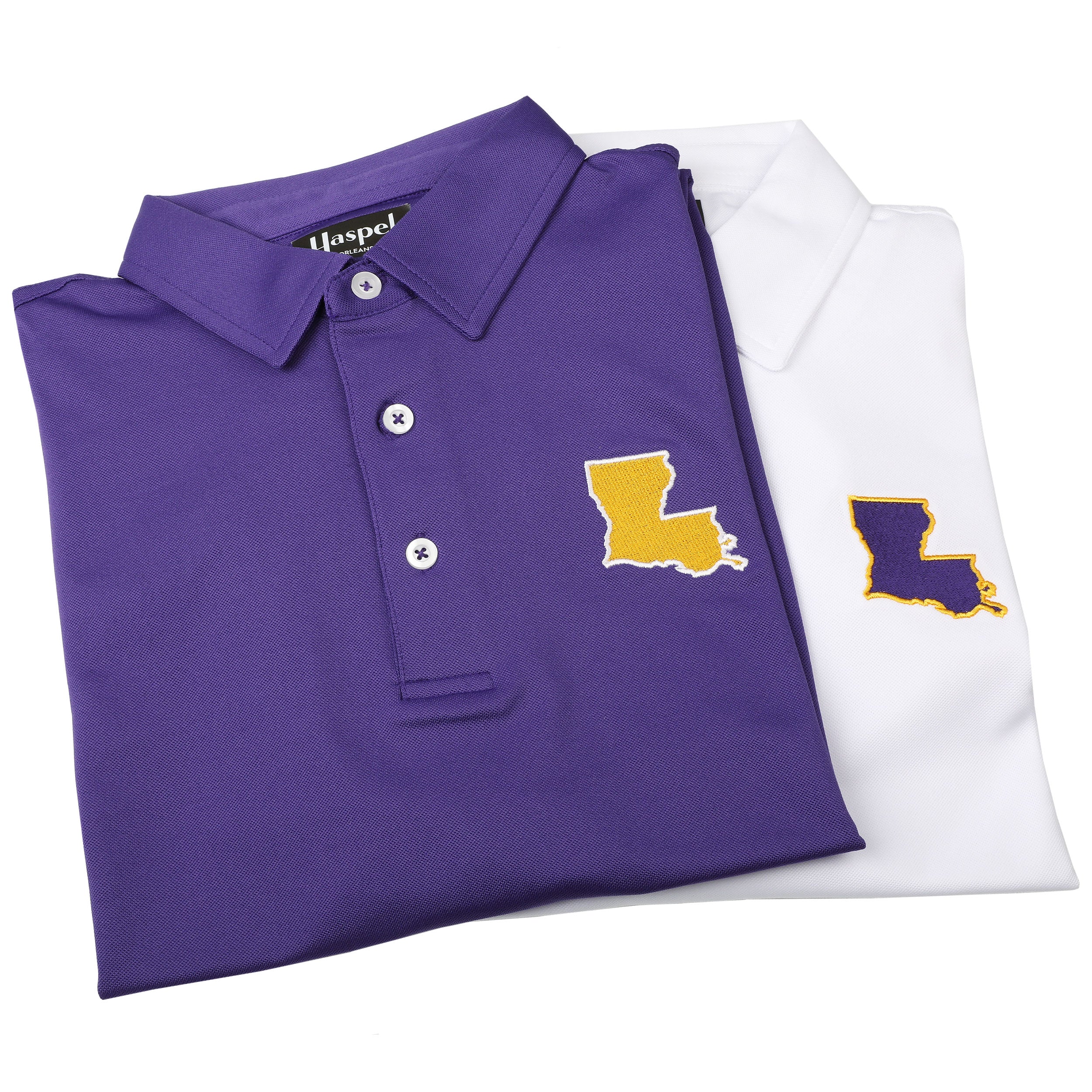 Louisiana Purple and Gold Driway™ Performance Polo - Image 4