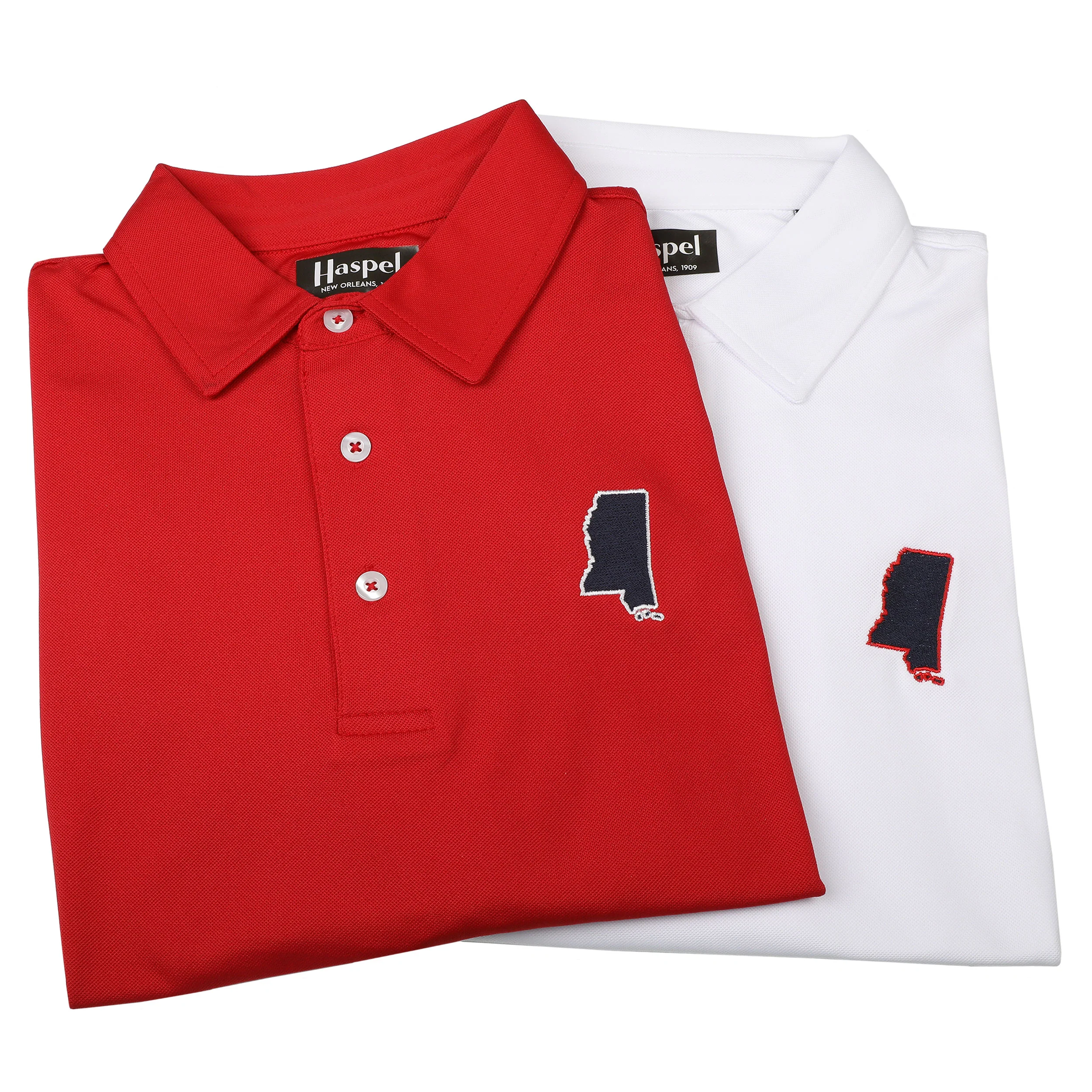 Mississippi Red Driway Performance Polo - Image 4