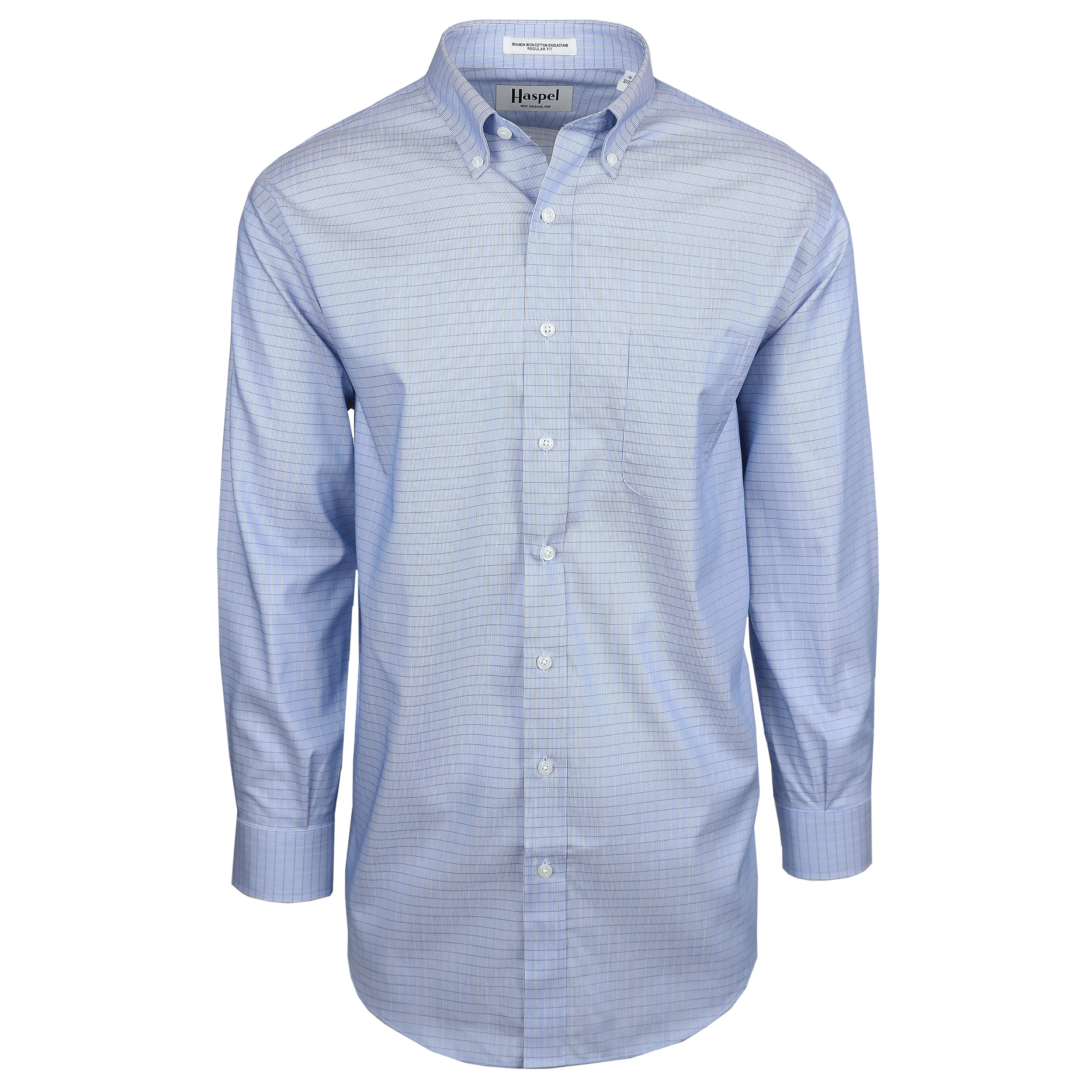 Howard Classic Blue Check (Regular Fit) Dress Shirt - Button Down - Image 2