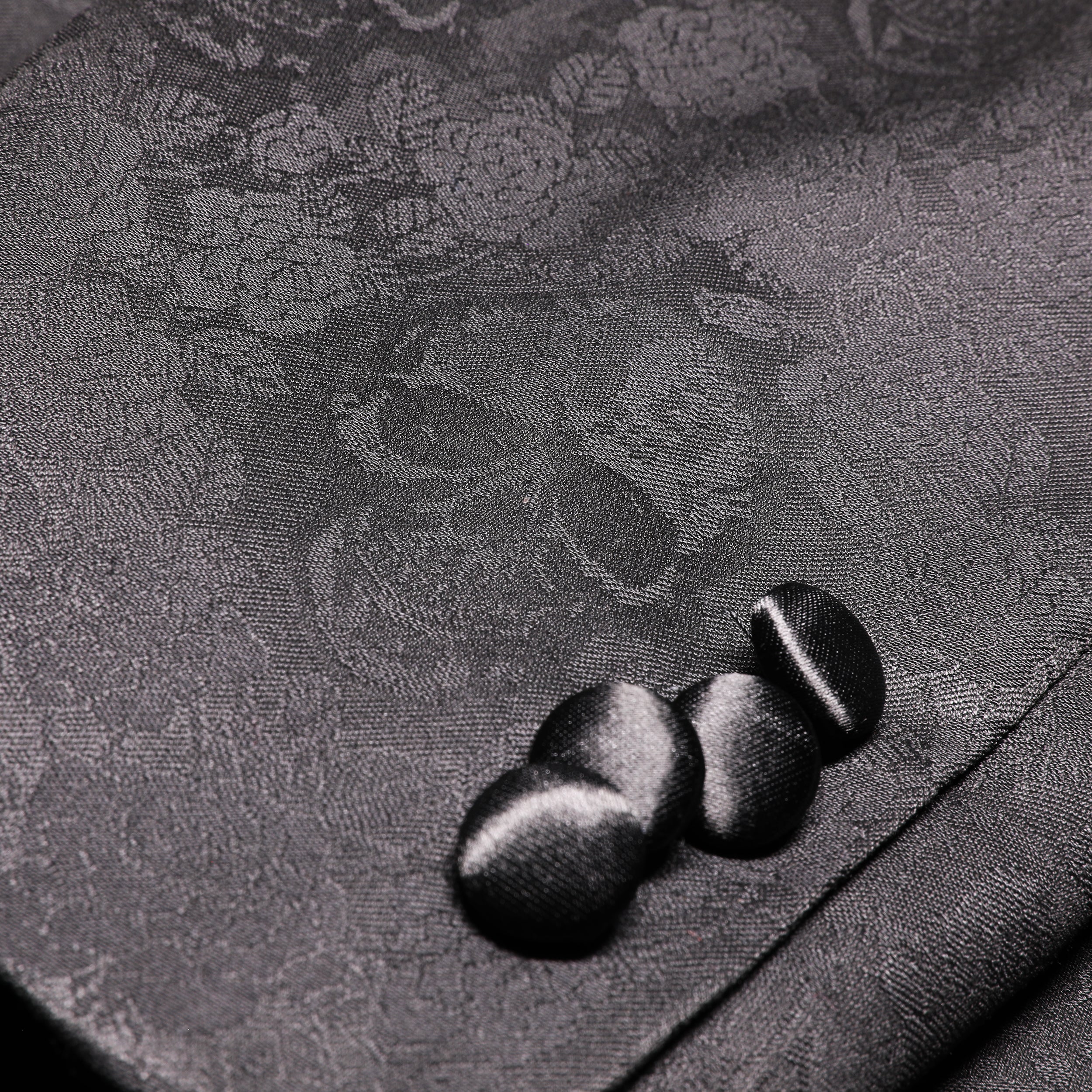 Toulouse Black Skull Embossed Dinner Jacket - Image 4