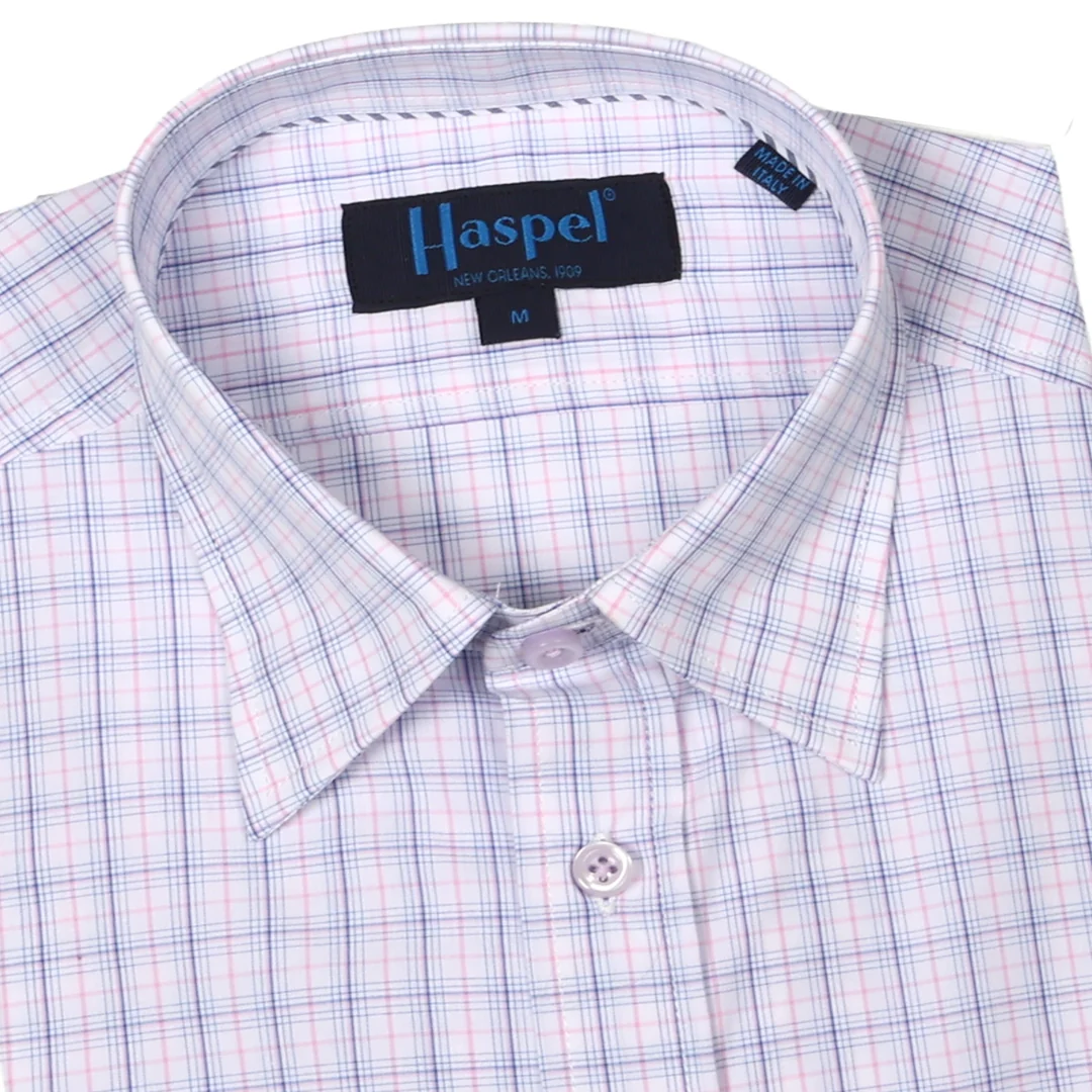 Treme Blue & Pink Plaid Long Sleeve Shirt