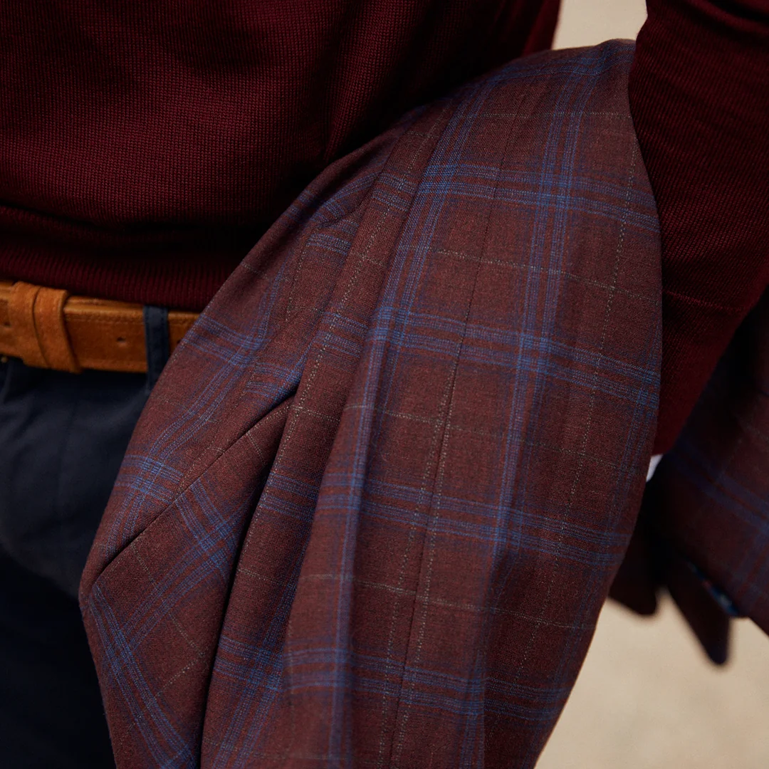 Roffe Red Plaid Sport Coat - Image 4